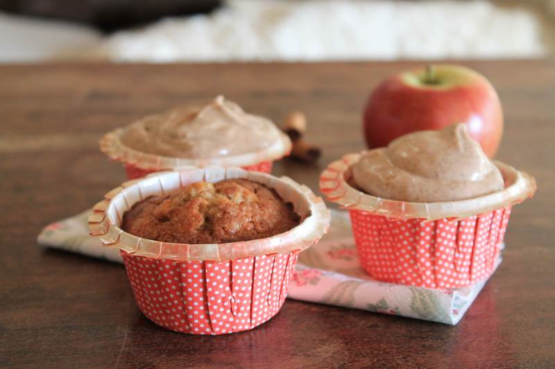 Muffins med æble