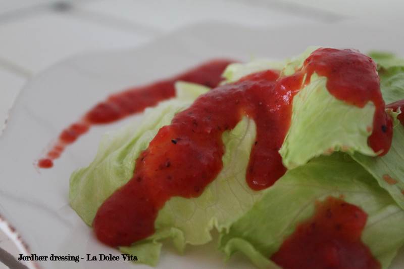 Jordbær dressing - La Dolce Vita